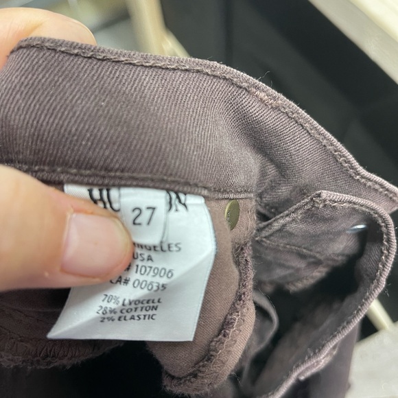 Hudson Jeans Women's Dark Brown Skinny Jeans - Picture 3 of 5